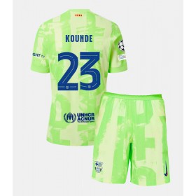 Barcelona Jules Kounde #23 Tredje skjorte til barn 2024-25 Kortermet (+ korte bukser)